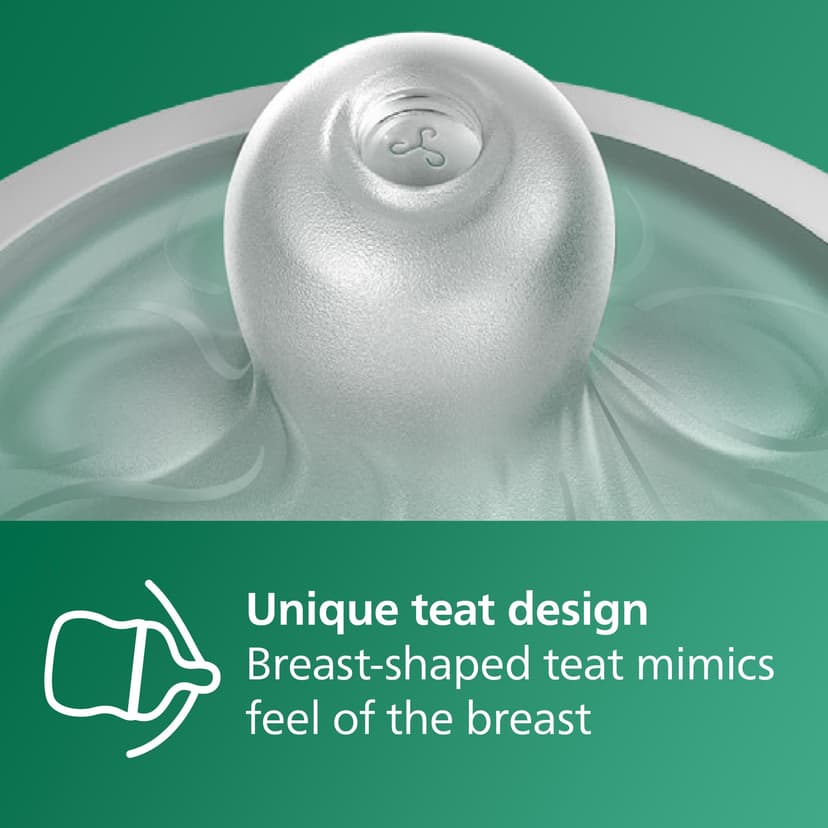 Philips Avent Natural Response Newborn Glass Gift Set - 5 x Baby Bottles, 2 x Philips Avent Ultra Soft Soother 0-6 Months, Bottle Brush, BPA Free (Model SCD879/11) - 4