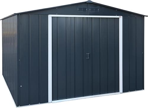 Duramax ECO Abri de jardin en métal galvanisé à chaud 11,…