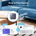 UGREEN FineTrack Duo (4 Pack) for iOS & Android, USB-C Rechargeable Tracker Compatible with Apple Find My and Google Find Hub, Keys Finder and Item Locator for Wallet, Backpack, Luggage and More - 5