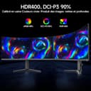 KOORUI 34-Zoll Curved Monitor,Gaming Bildschirm,WQHD 3440×1440 VA,180Hz + 1 MS MPRT,HDR400,99% sRGB, unterstützt 110mm Höhenverstellung,Schwarz,Für Heimkino,Büroalltag,Designbearbeitung - 5