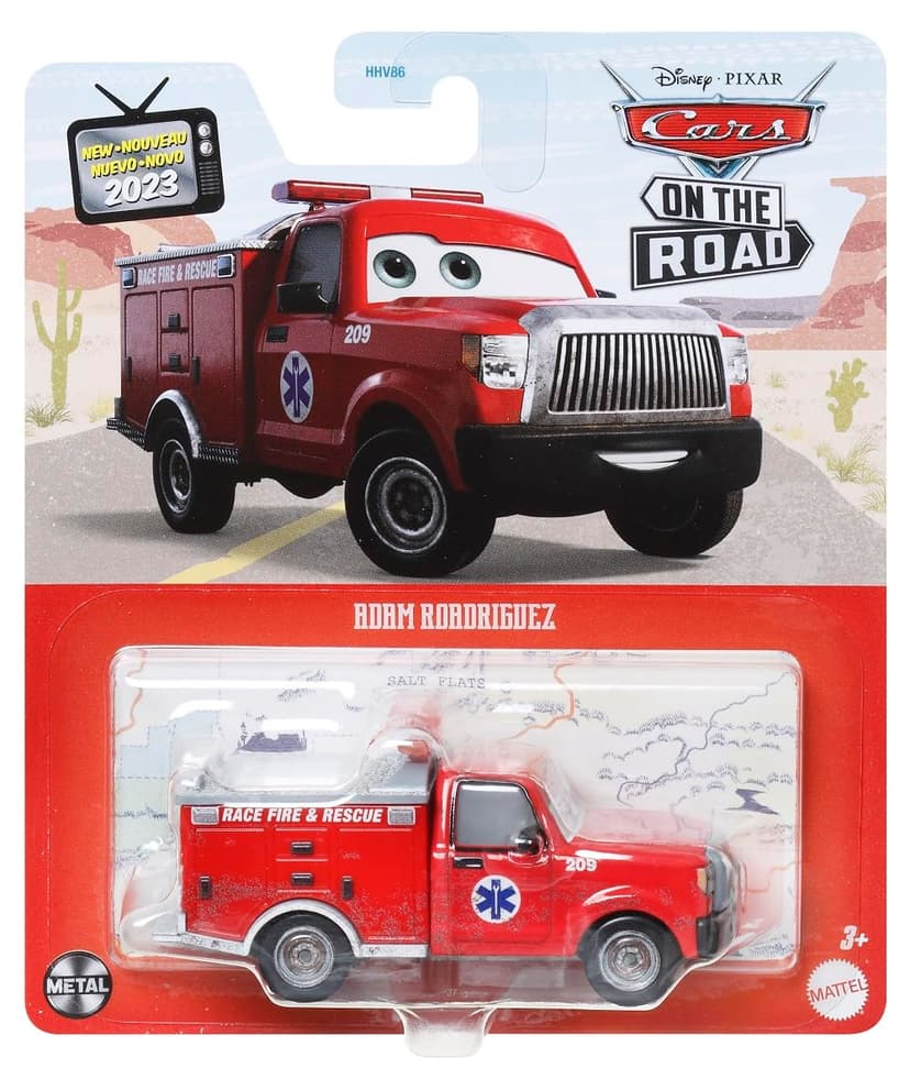 Mattel Vehicles Racing Style Disney Cars Die Cast 1:55 Car, Type: Adam Roadriguez - 5