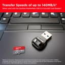 SanDisk 128GB Ultra microSDXC card + SD adapter, Memory card Full HD, up to 140 MB/s, For smartphones and Tablets, with A1 App Performance, UHS-I, Class 10, U1 - 3