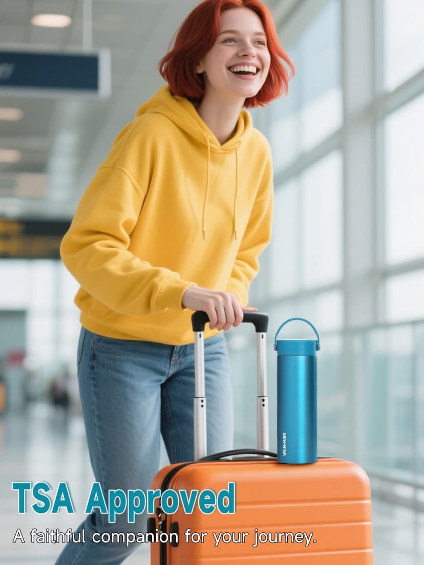 YOUSHARES Pochette Isotherme Insuline, 48H Bouteille Isotherme Stylo d'Insuline Voyage Affichage de la Température avec Glacière, Boîte Réfrigérée Transport Médicament pour Diabétique Seringue, Bleu - 7