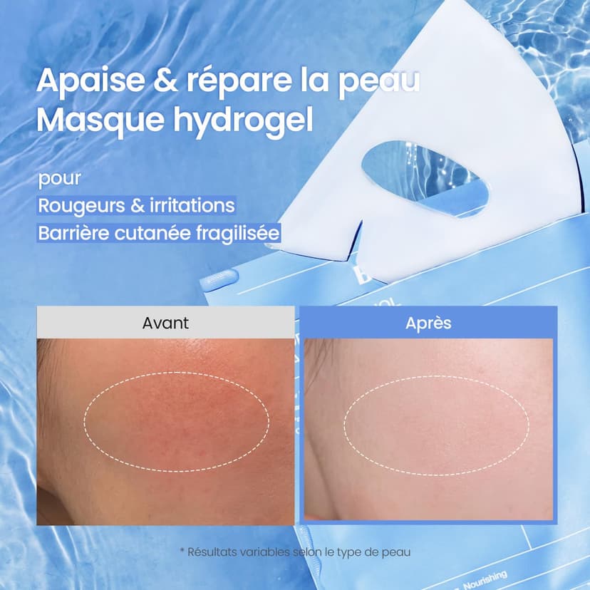 BIODANCE Hydro Cera-nol Real Deep Face Mask 4 Pcs | Hydrogel Overnight Mask | Soothing, Moisturising and Nutritious Care | Korean Face Mask for Glass Skin | Korean Skincare - 3