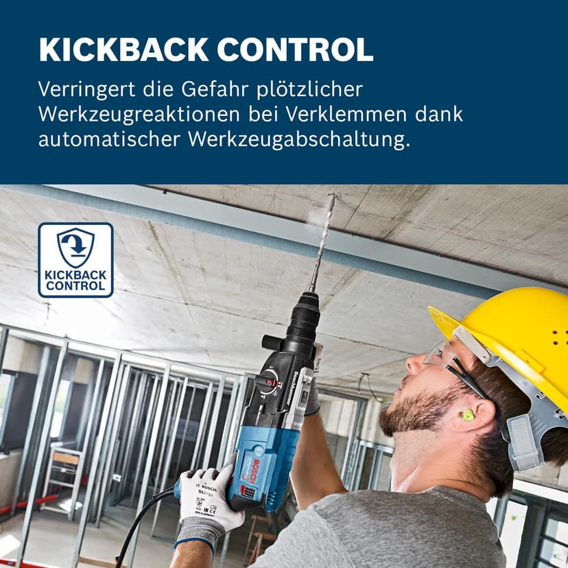 Bosch Professional GBH 2-28 F rotary hammer (SDS plus quick-change chuck, 13 mm keyless chuck, carrying case) - 4