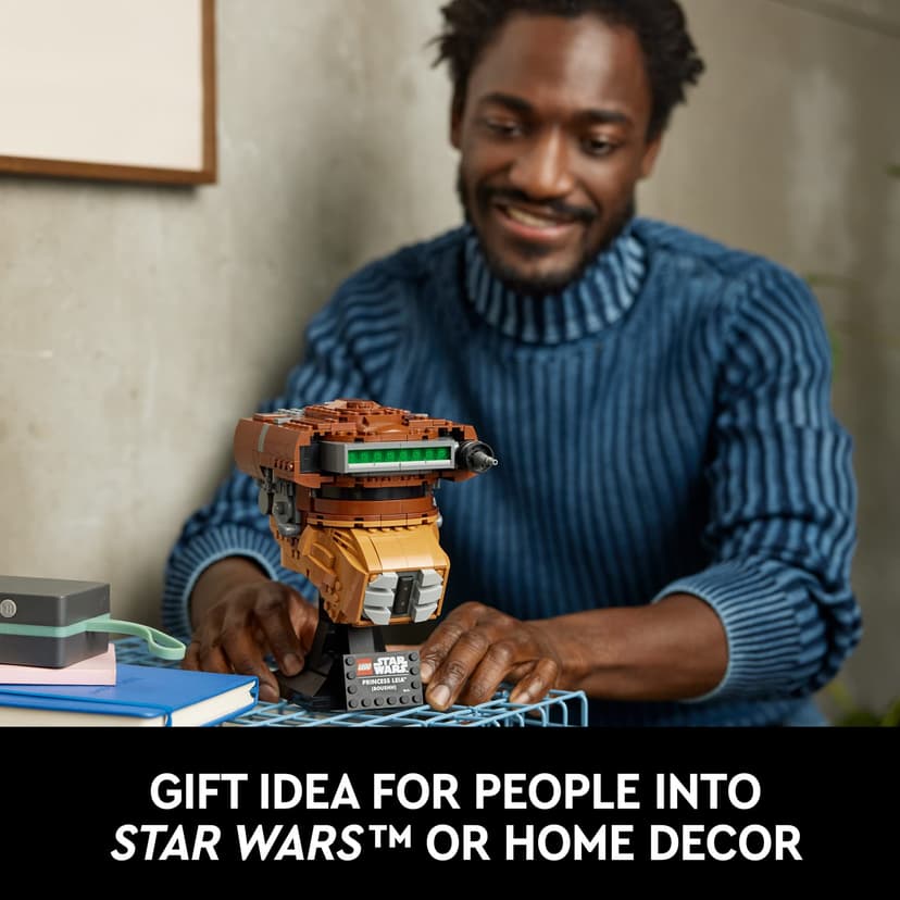 LEGO 75351 Star Wars Princess Leia (Boushh) Helmet Celebrate the 40th Anniversary of a Classic Scene With This Buildable Display Piece18+ 670 Pieces - 6