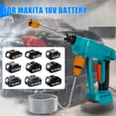 WingFly Cordless Pressure Washer for Makita Battery 18V, Portable High-Pressure Washer 5m Hose, Nozzle, Battery Pressure Washer for Car/Floor/Garden Cleaning & Watering(No Battery) - 2