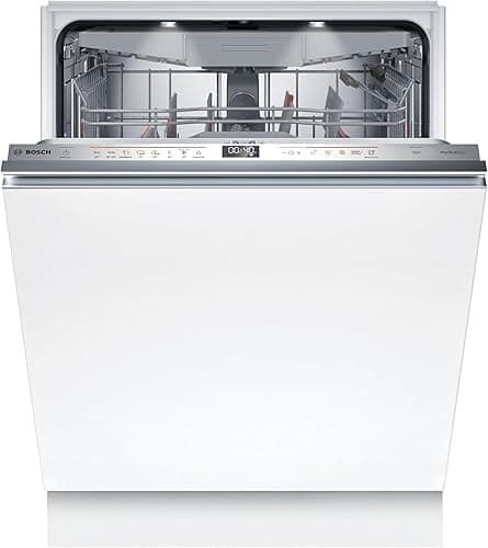 Bosch SMV6ZCX16E, Stiftung Warentest GUT (2,2)*, Serie 6, vollintegrierter Geschirrspüler mit Besteckschublade, 60 cm, PerfectDry, Intelligent Programm, Max Flex Körbe, Vario Schublade, Home Connect