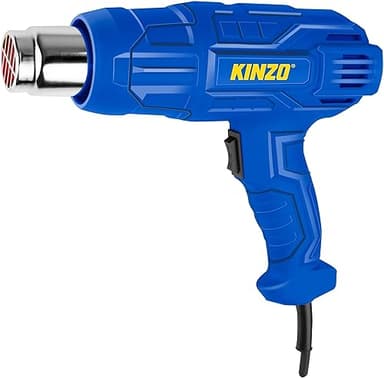 Kinzo Hot Air Dryer - 230 V - Blue - 350 to 600 °C - 2 He…