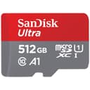 SanDisk 512GB Ultra scheda microSDXC + adattatore SD fino a 150 MB/s con prestazioni app A1 UHS-I Class 10 U1 - 1