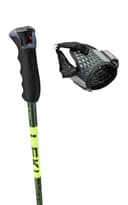 LEKI Detect S Ski Poles 120 cm Olive Green/Dark Olive/Neon Yellow - 4
