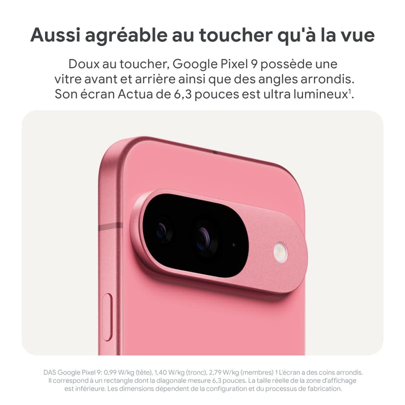 Google Pixel 9 with 45W USB-C Charger - Android Smartphone with Gemini without SIM Lock, Extended Camera Function, 24 Hours Battery Life and A 6.3 Inch Actua Display - Obsidian, 128GB - 11