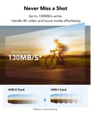 Lexar Silver Pro Carte SD 2x64Go, Carte mémoire SD UHS-II, V60, U3, C10, Jusqu'à 280Mo/s en Lecture, 130Mo/s en écriture, Carte SDXC pour DSLR/caméra/Photographe/vidéaste/passionné(LSDSIPR064G-B2NAA) - 3
