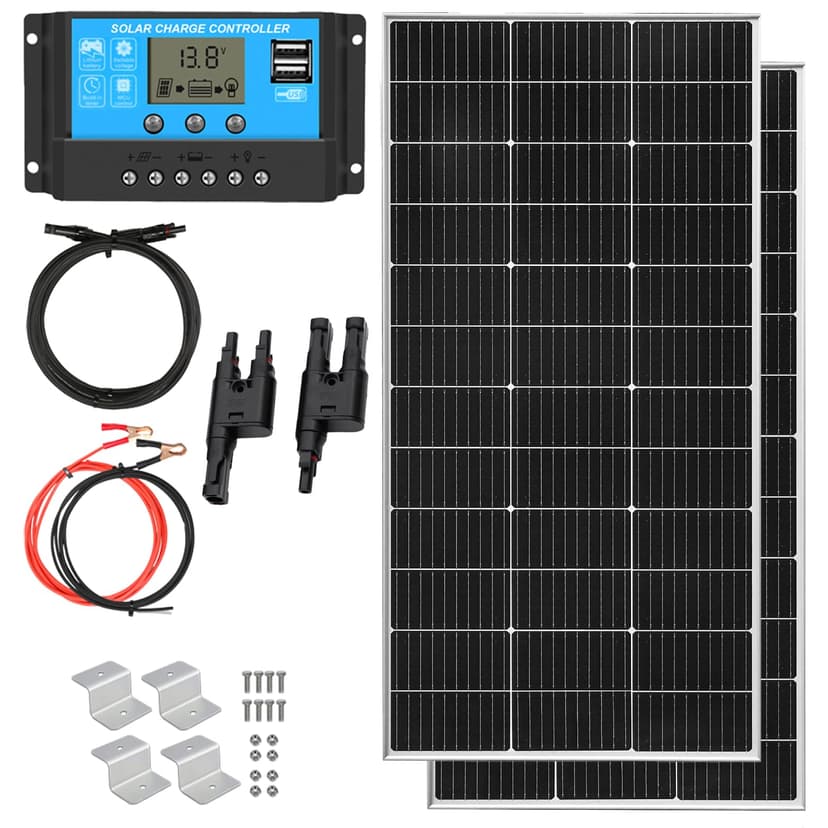XINPUGUANG Kit Panneau Solaire 240W:2 Panneaux Solaires M… - 1