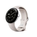 Google Pixel Watch 4 (41 mm) - Android smartwatch with Domed Display, Comprehensive Health and Fitness Tracking and Help from Gemini - Polished Silver Aluminium Case - Porcelain Active Band - Wi-Fi - 1