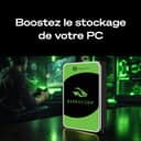 Seagate BarraCuda 4To, Disque dur interne HDD, 3.5 pouces, SATA 6 Goit/s, 5 400 tr/min, 256 Mo de mémoire cache, pour PC de bureau, Ouverture facile, Services Rescue (ST4000DMZ04) - 3