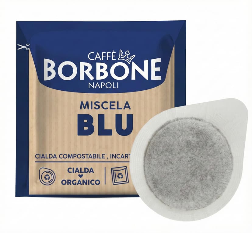 Dosettes en papier de café Borbone 44 ESE, mélange rouge … - 1
