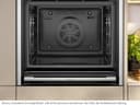 Neff CircoTerm, Slide and Hide B54CR71N0, N70, 60 x 60 cm, Stainless Steel, 3.7 Inch Full Touch TFT Colour and Graphic Display, Pyrolysis, Home Connect, Soft Opening and Close - 3