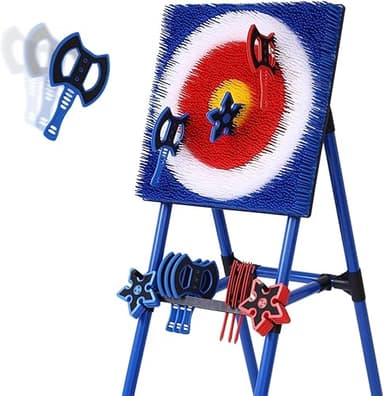 Jeu de lancer de hache avec cadre en acier métallique, co…