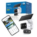 Tapo C645D Outdoor Wifi Camera Kit with Solar Panel, 2K Dual Lens, 360° Covers 2 Areas Together, Backup Battery, 10,000 mAh, Color Night Vision, Tracking/AI Detection, IP65 - 1