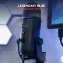 Logitech for Creators Blue Yeti USB Microphone for Recording, Streaming, Gaming, Podcasting on PC and Mac, Condenser Mic for Laptop or Computer with Blue VO!CE Effects, Adjustable Stand - Black - 2