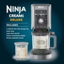 Ninja CREAMi Deluxe Ice Cream Maker & Frozen Dessert Maker with 3 Tubs, 10 Functions, Makes Ice Cream, Gelato, Sorbet, Frozen Yoghurt, Milkshakes, Slushi & More, 2-in-1 Flavour Option, Silver, NC501UK - 7