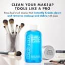 Cinema Secrets Original Blue Vanilla Makeup Brush Cleaner Solution - Professional Cleanser for Makeup Brushes - Quick-Drying, Rinse-Free Formula - Removes Stubborn Waterproof Make Up (2 fl oz) - 2