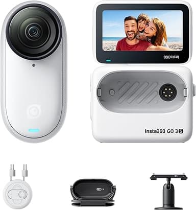 Insta360 GO 3S - 128 GB White 4K Tiny Portable Vlogging C…