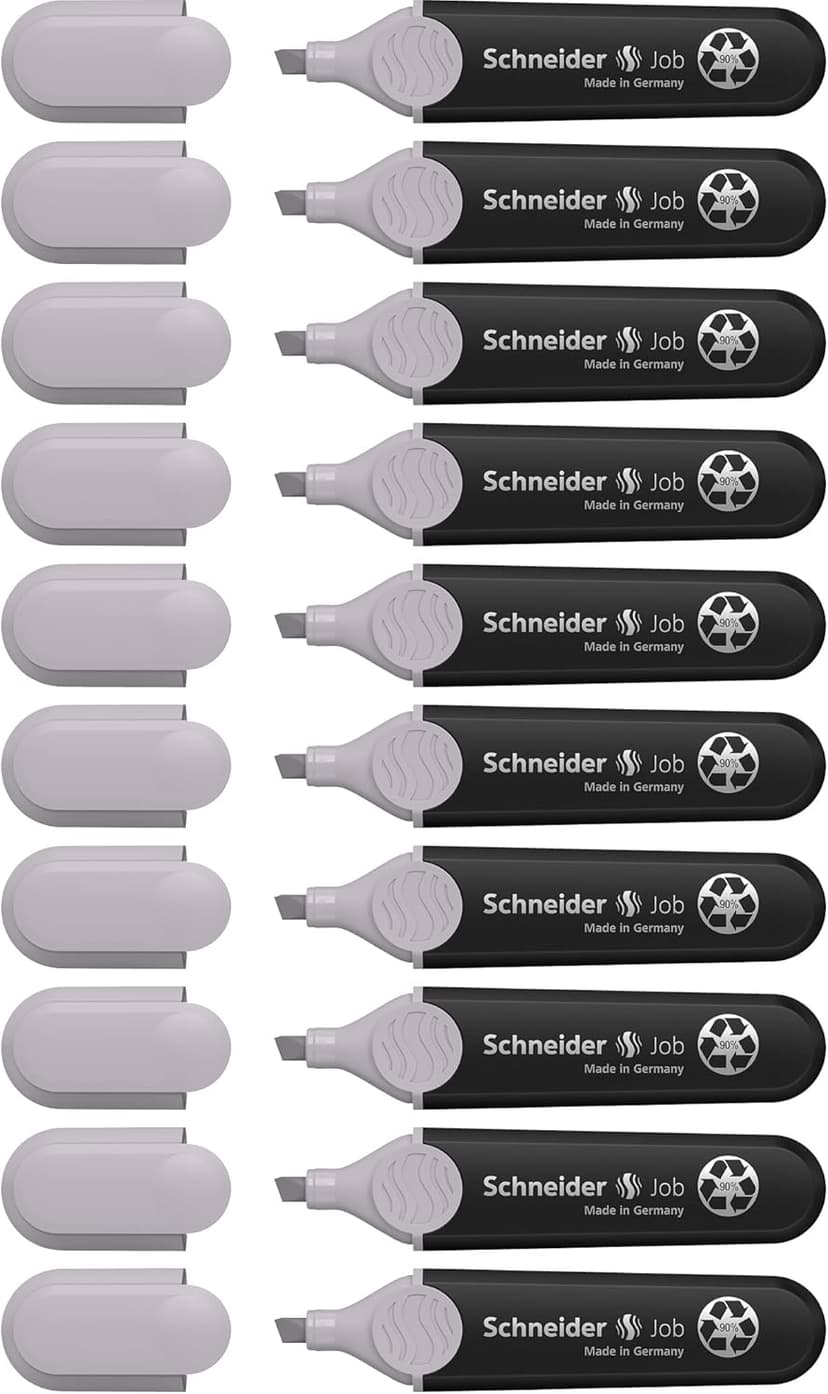Schneider Job 150 Lot de 2 étuis de 4 surligneurs pastel turquoise, menthe, lilas et rose - 1
