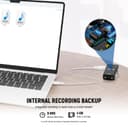 NEEWER CM28 Wireless Lavalier Microphone System with Charging Case, 2 Mic Clips, 1 Click Noise Canceling, 4GB Storage, 9H Playtime, Lavalier Lapel Mic Compatible with iPhone/Android/PC/Camera - 5