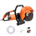 VEVOR Electric Concrete Saw, 230mm, Circular Saw High Power 2000W Cutting Depth 89mm Wet/Dry Disc Saw with Water Pipe, Water Pump, Blade, for Stone and Brick - 9
