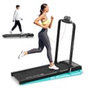 Mobvoi 6% Incline Smart AI Foldable Treadmill Walking Pad Speaker TicSports APP 12 KMH 120 KG Portable Compact Treadmills for Home Office Under Desk Treadmill with LED Display Remote Control - 1
