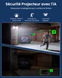 Reolink 2K 150° Security Cameras Wireless Outdoor Solar Floodlight Cam, Up to 1000lm Light & Siren Alarm, AI/PIR Motion-Activated Floodlight, Color Night Vision, WiFi 6 2.4/5GHz, IP66 for Garage, Yard - 3