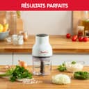 Moulinex Moulinette Essential DJ5201 3-in-1 Chopper, Mixing and Slicing, Pressure Lid System 300 W, Capacity 0.4 L - 6