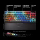 SteelSeries Apex Pro TKL Gen 3 - Clavier Gaming-HyperMagnetic - OmniPoint 3.0 - Actionnement Ajustable - Déclenchement Rapide-Préréglages prêts à Jouer - Toucher Rapide/SOCD - OLED -FR Layout AZERTY - 3