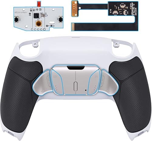 eXtremeRate Silver Real Metal Buttons (RMB) RISE4 Remap K…