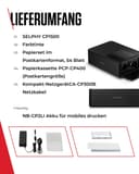 Canon SELPHY CP1500 Imprimante Photo Mobile avec kit de Papier, Noir, imprimante Bluetooth sans Fil, avec Accessoires, compacte et légère, Mi 54 Feuilles de Papier au Format Carte Postale 4 x 6 - 9