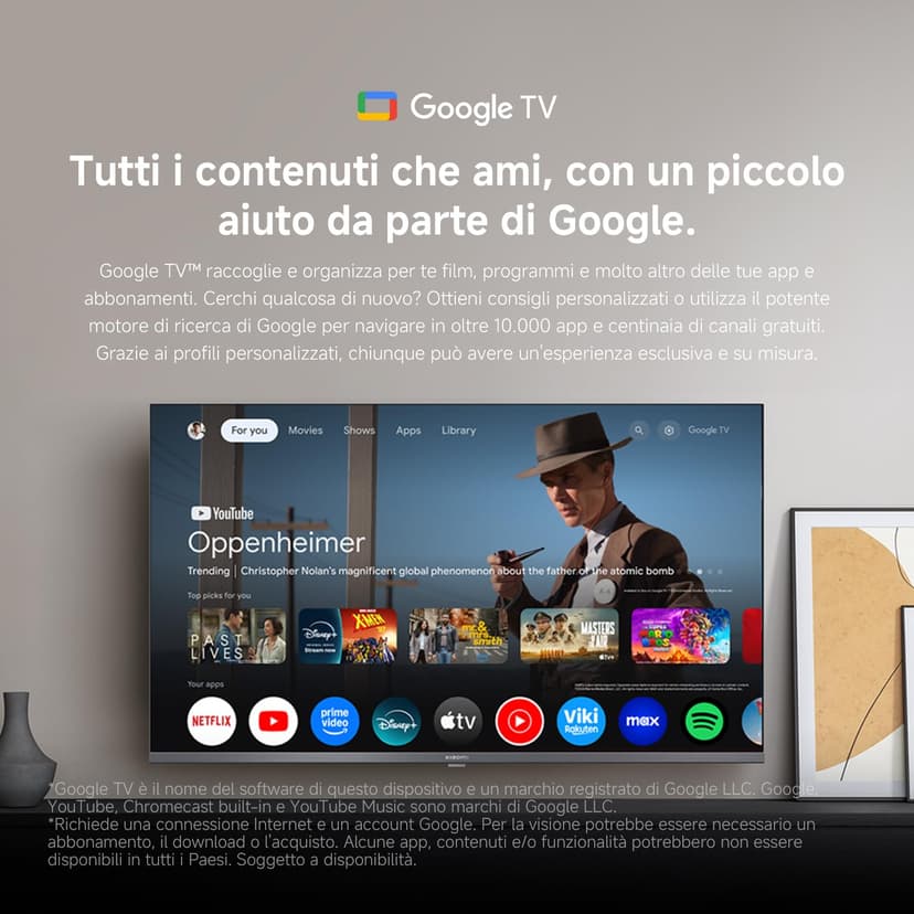 XIAOMI QLED 32" A Pro 2026 UltraHD 4K Dolby Audio Google TV - 4