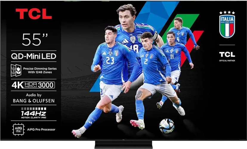 "TV MINILED 55""UHD 4K DVBT2/S2 144HZ SMART GOOGL.TV" - 1