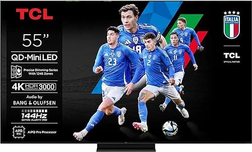 TVC MINILED 55 UHD GOOGLE TV WIFI CERT. TIVUSAT 4K AUDIO B&O
