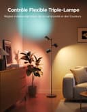 Govee Tree LED Floor Lamp, RGBWW 3-Head Focus Adjustable Standing Corner Lamp, Work with Matter Alexa, 64+ Scenes, Music Sync, 157cm Black Floor Lamps for Living Room, Bedroom, Reading Room - 2