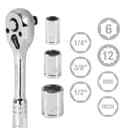 WORKPRO 408-Piece Mechanics Tool Set, Chrome Vanadium Forged Tools, 3-Drawer Heavy Duty Metal Box - 8