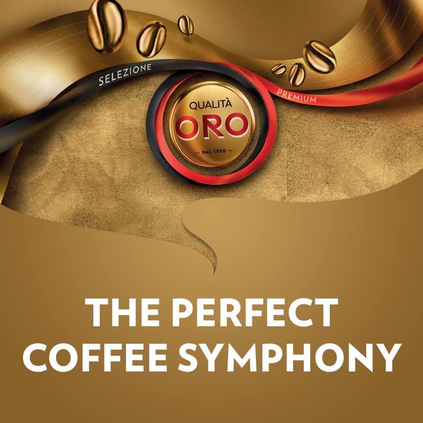 Lavazza, Qualità Oro, Coffee Beans, Ideal for Bean to Cup Machine and a Filter Coffee Machine, with Fruity and Flowery Aromatic Notes, 100% Arabica, Intensity 5/10, Medium Roast, 1 Kg - 2