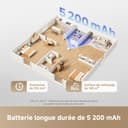 dreame L10s Pro Gen 3 Robot Vacuum Cleaner, 13,000 Pa, DuoScrub Floor Washing System, 7mm Automatic Lift Mop, Powerful Carpet/Carpet Cleaning, 5200mAh Battery - 6