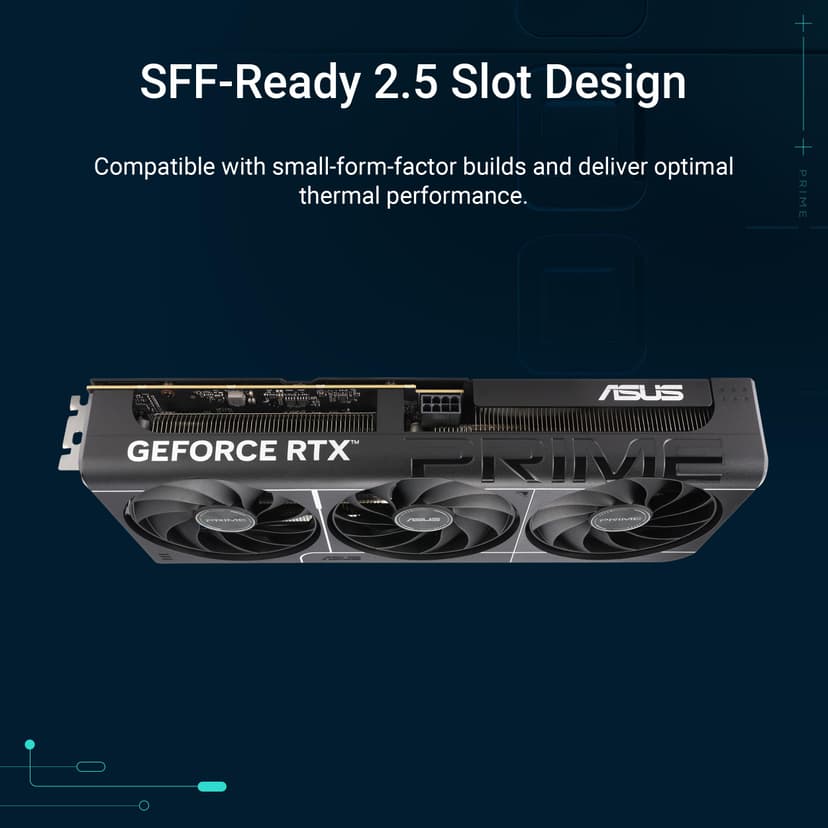 ASUS Prime GeForce RTX 5060 Ti 8GB GDDR7 OC Edition Graphics Card (PCIe 5.0, 8GB GDDR7, HDMI/DP 2.1, 2.5 slot, Axial tech fans, Dual BIOS) - 2