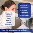 Door Lock of the Tumble Dryer 31,8 x 16,85 x H 15,92 mm with the Original Code 480112100577 4810710263 481227138362 481227138462 for Whirlpool - Warranty 10 Years – MONTERAL - 2