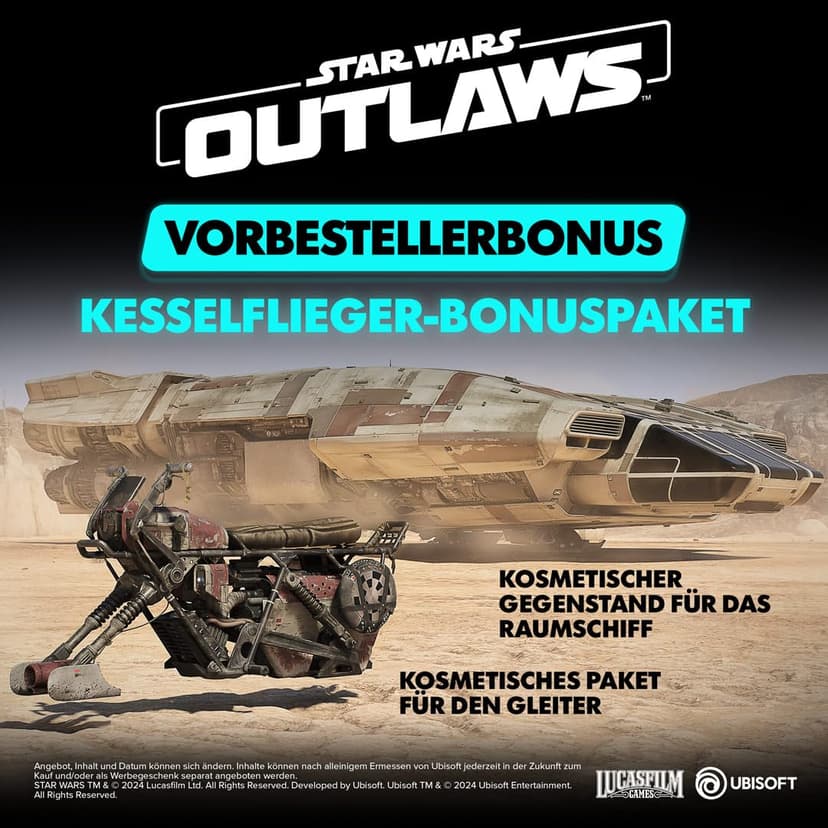 Star Wars Outlaws (inkl. Vorbestellerbonus) - [PlayStation 5] - 2