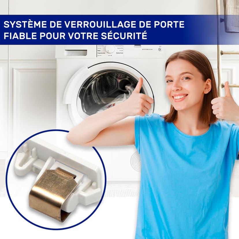 Door Lock of the Tumble Dryer 31,8 x 16,85 x H 15,92 mm with the Original Code 480112100577 4810710263 481227138362 481227138462 for Whirlpool - Warranty 10 Years – MONTERAL - 6