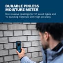 Bosch Professional pinless Moisture Meter GMM 1-15 (Non-invasive, Measures 37 Wood Types and 10 Building Materials, IP65 Rating, 2X AA Batteries, Pouch) - 3