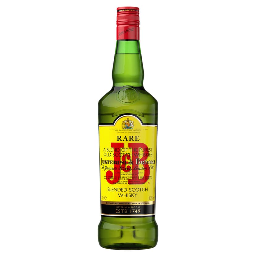 J and B Rare Blended Scotch Whisky 70 cl - 1